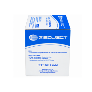 Aguja hipodérmica 32G x 4 mm – caja x 100