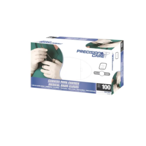 Guantes de látex con talco  – caja x 100