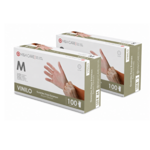 Guantes de vinilo – caja x 100
