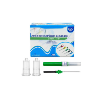 Aguja múltiple para vacutainer 21G x 1 1/2" – caja x 100