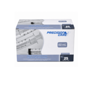 Jeringa 60 ml punta cateter – caja x 25